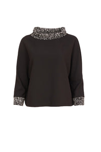 AW24 Naya Wool Mix Collar Top