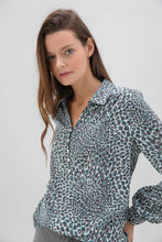 Load image into Gallery viewer, AW24 Marble Seafoam Print Blouse
