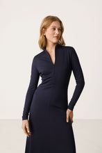 Load image into Gallery viewer, AW24 Part Two Dana Dress Navy
