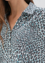 Load image into Gallery viewer, AW24 Marble Seafoam Print Blouse
