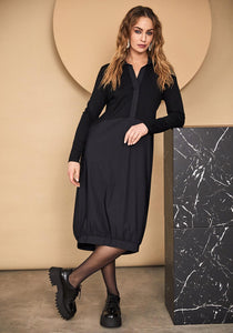 AW24 Naya Vee Neck Contrast Dress