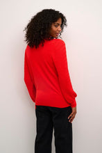 Load image into Gallery viewer, AW24 Kaffe Kananna Knit Fiery Red
