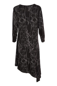 AW24 Naya Print Angle Hem Dress