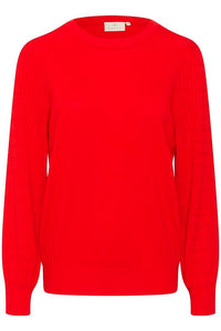 AW24 Kaffe Kananna Knit Fiery Red