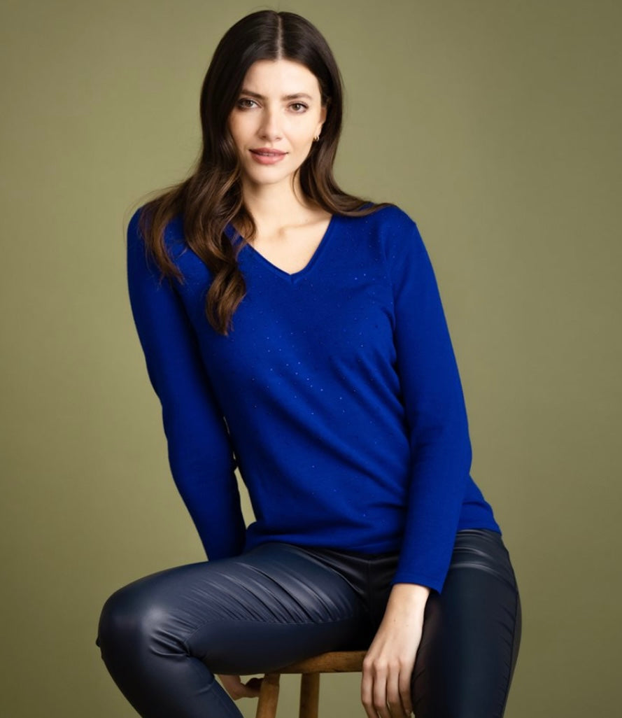 Outlet Marble Cobalt Knit